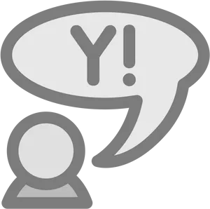 Yahoo Logoand User Icon PNG Image