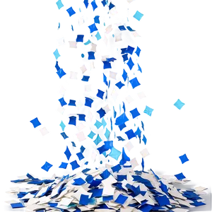 Yale Blue Confetti Spread Png 86 PNG Image