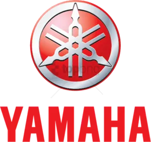 Yamaha Logo Redand White PNG Image