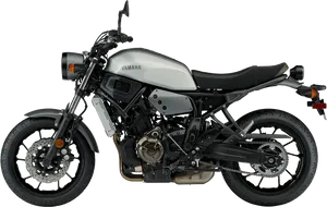 Yamaha Motorcycle Profile View PNG Image