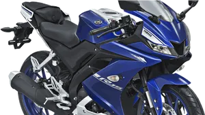 Yamaha R15 Blue Motorcycle PNG Image