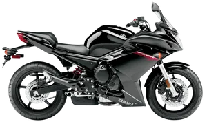 Yamaha Sport Motorcycle Profile View PNG Image