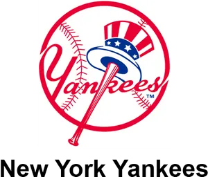 Yankees Logowith Top Hatand Bat PNG Image