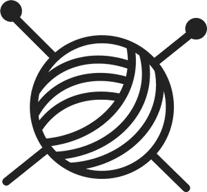 Yarn Balland Knitting Needles Icon PNG Image