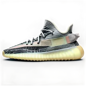 Yeezy Carbon Black Footwear Png Kgx PNG Image