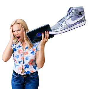 Yelling At Broken Device Png Tyj58 PNG Image