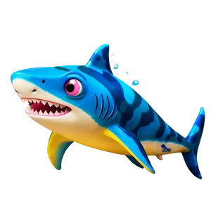 Yellow Baby Shark Birthday Theme Png Qrb PNG Image