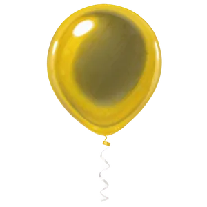 Yellow Balloon C PNG Image