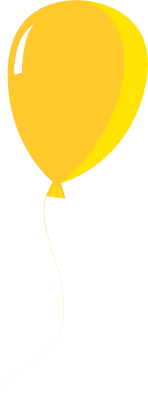 Yellow Balloon Simplicity PNG
