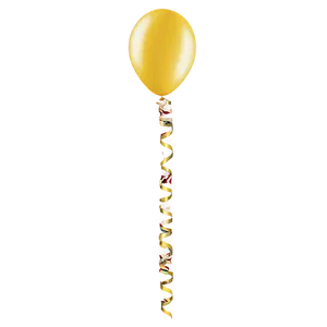 Yellow Birthday Balloon Png Jvj44 PNG Image