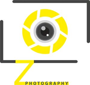 Yellow Black Camera Logo PNG Image