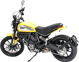 Yellow Black Modern Motorcycle H D PNG Image