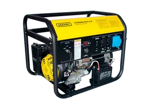 Yellow Black Portable Generator PNG Image