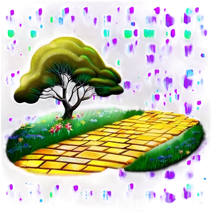 Yellow Brick Road B PNG Image