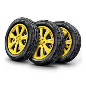 Yellow Car Wheel Png Uly PNG Image