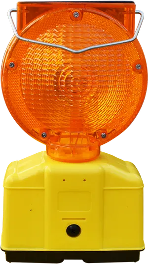 Yellow Construction Warning Light.png PNG Image