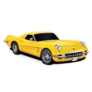 Yellow Corvette Png Tgt24 PNG Image