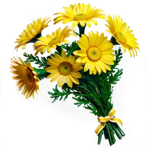 Yellow Daisy Bouquet Png 57 PNG Image