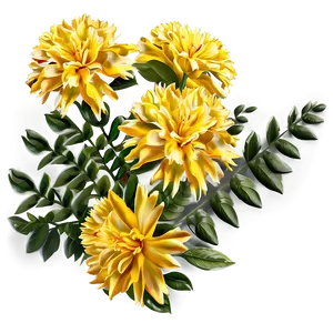 Yellow Flower Bush Png Fln PNG Image