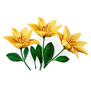 Yellow Flowers Png Wss PNG Image