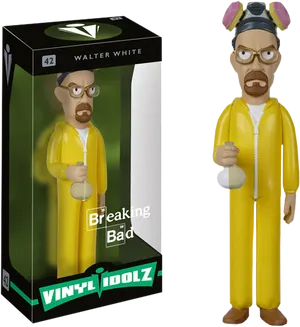 Yellow Hazmat Suit Figure Packaging PNG Image