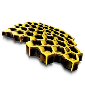 Yellow Honeycomb Structure Png 31 PNG Image