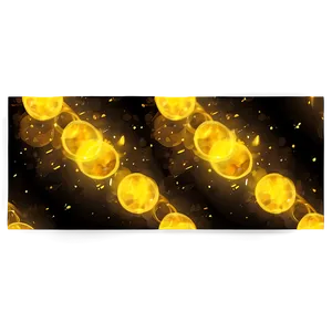 Yellow Light Bokeh Effect Png Ubg PNG Image