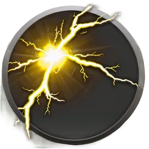 Yellow Lightning Beam Png Cti3 PNG Image