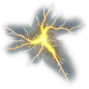 Yellow Lightning Power Png 10 PNG Image