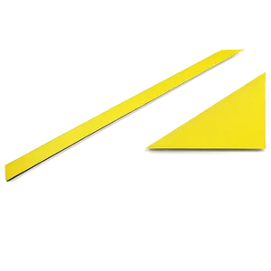 Yellow Line B PNG Image