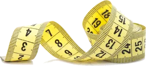 Yellow Measuring Tape PNG Image