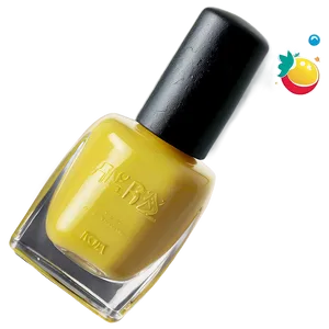 Yellow Nail Polish Bottle Png 06292024 PNG Image