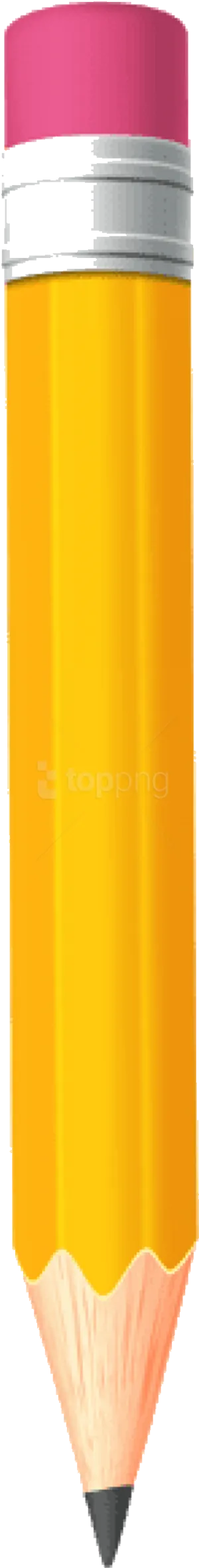 Yellow Pencil Clipart PNG Image