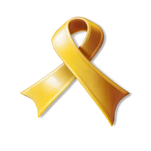 Yellow Ribbon D PNG Image