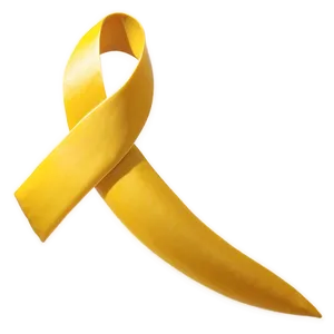 Yellow Ribbon For Awareness Png Jce PNG Image