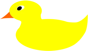 Yellow Rubber Duck Illustration PNG Image