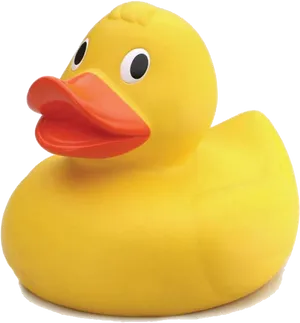 Yellow Rubber Duck Toy PNG Image