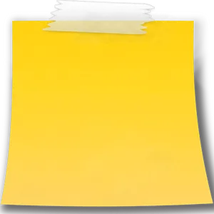 Yellow Sticky Notes Stacked PNG Image