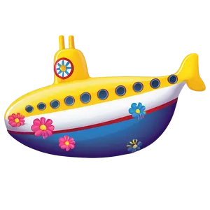 Yellow Submarine Clipart Png 8 PNG Image