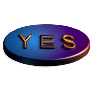 Yes 3d Button Png 3 PNG Image