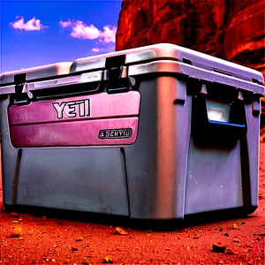 Yeti Cooler In The Desert Png Idg91 PNG Image