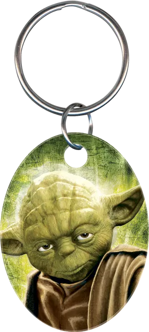 Yoda Keychain Star Wars PNG Image