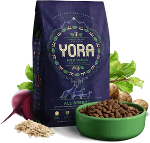 Yora Insect Based Dog Food Packaging PNG Image