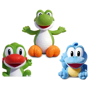 Yoshi And Friends Png Ktr PNG Image