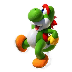 Yoshi Tongue Action Png Qtj12 PNG Image