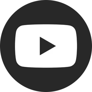 You Tube Icon Black Background PNG Image