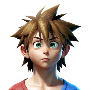 Young Sora Cartoon Png 06252024 PNG Image