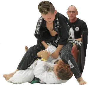 Youth Brazilian Jiu Jitsu Competition PNG Image