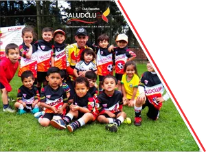 Youth Soccer Team Photo PNG Image