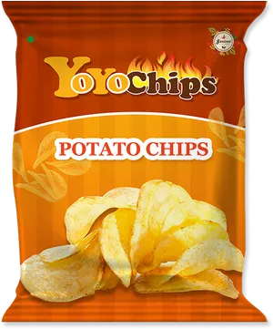 Yoyo Chips Potato Chips Package PNG Image